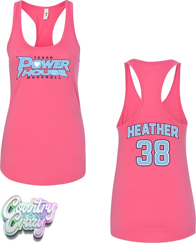 Powerhouse Mother's day // Ladies Fit Tank Top-Country Gone Crazy-Country Gone Crazy
