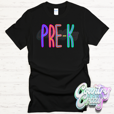 Pre-K Bright T-Shirt-Country Gone Crazy-Country Gone Crazy