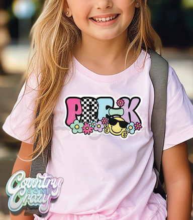 RETRO - PRE-K / LT. PINK T-SHIRT-Country Gone Crazy-Country Gone Crazy