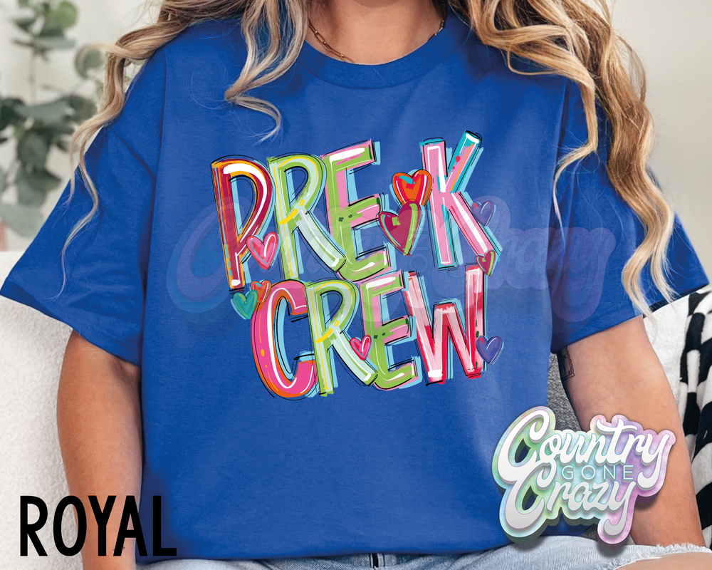 Pre-K Crew • Splash • T-Shirt-Country Gone Crazy-Country Gone Crazy