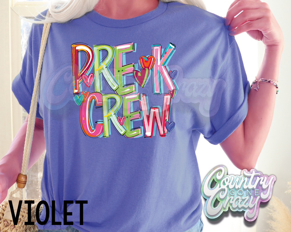 Pre-K Crew • Splash • T-Shirt-Country Gone Crazy-Country Gone Crazy