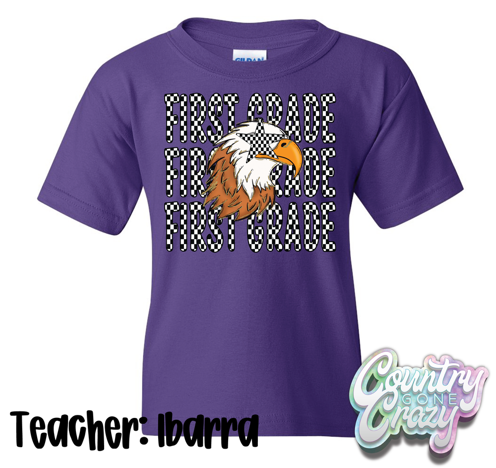 TEACHER: IBARRA // ESS FIRST GRADE CLASS SHIRT-Country Gone Crazy-Country Gone Crazy
