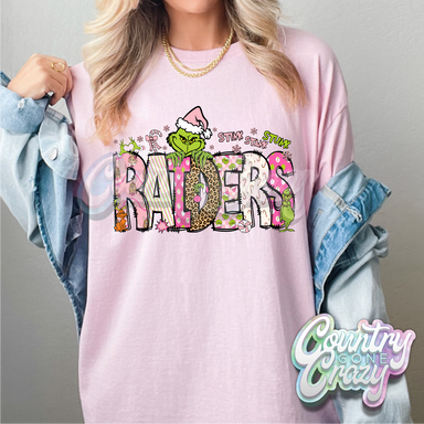 Raiders - Pink Grinch - T-Shirt-Country Gone Crazy-Country Gone Crazy