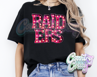 Raiders * Pink Marquee * T-Shirt-Country Gone Crazy-Country Gone Crazy