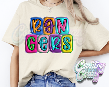Rangers •• Bubble •• T-Shirt-Country Gone Crazy-Country Gone Crazy