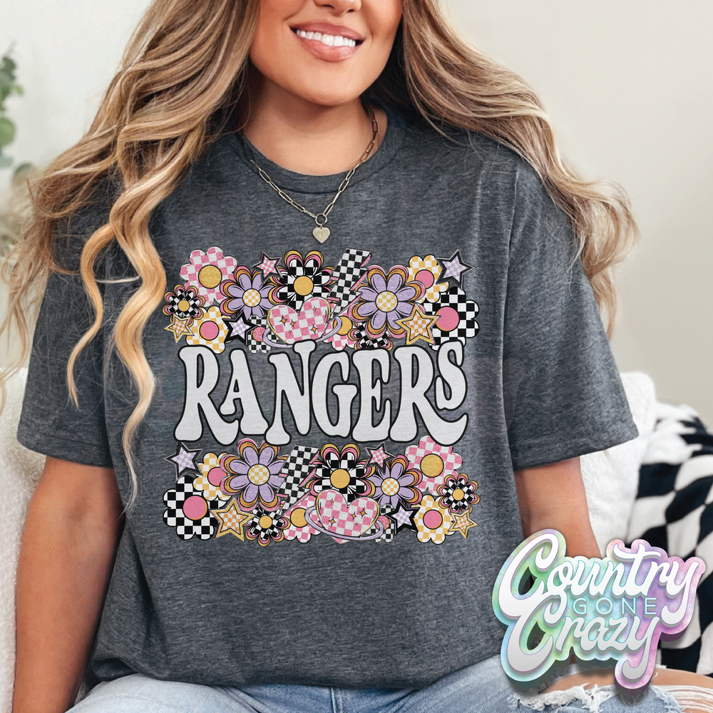 Rangers // Funky Flowers // T-Shirt-Country Gone Crazy-Country Gone Crazy