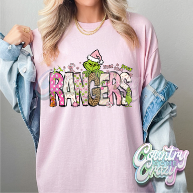Rangers - Pink Grinch - T-Shirt-Country Gone Crazy-Country Gone Crazy