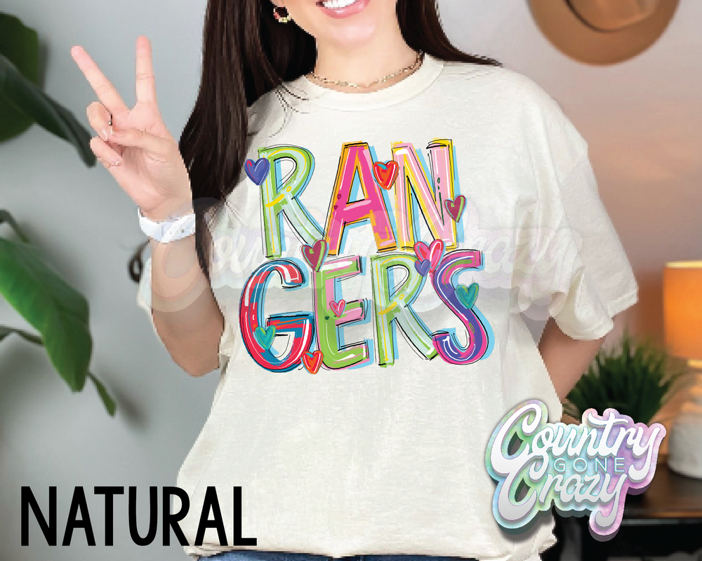 Rangers • Splash • T-Shirt-Country Gone Crazy-Country Gone Crazy