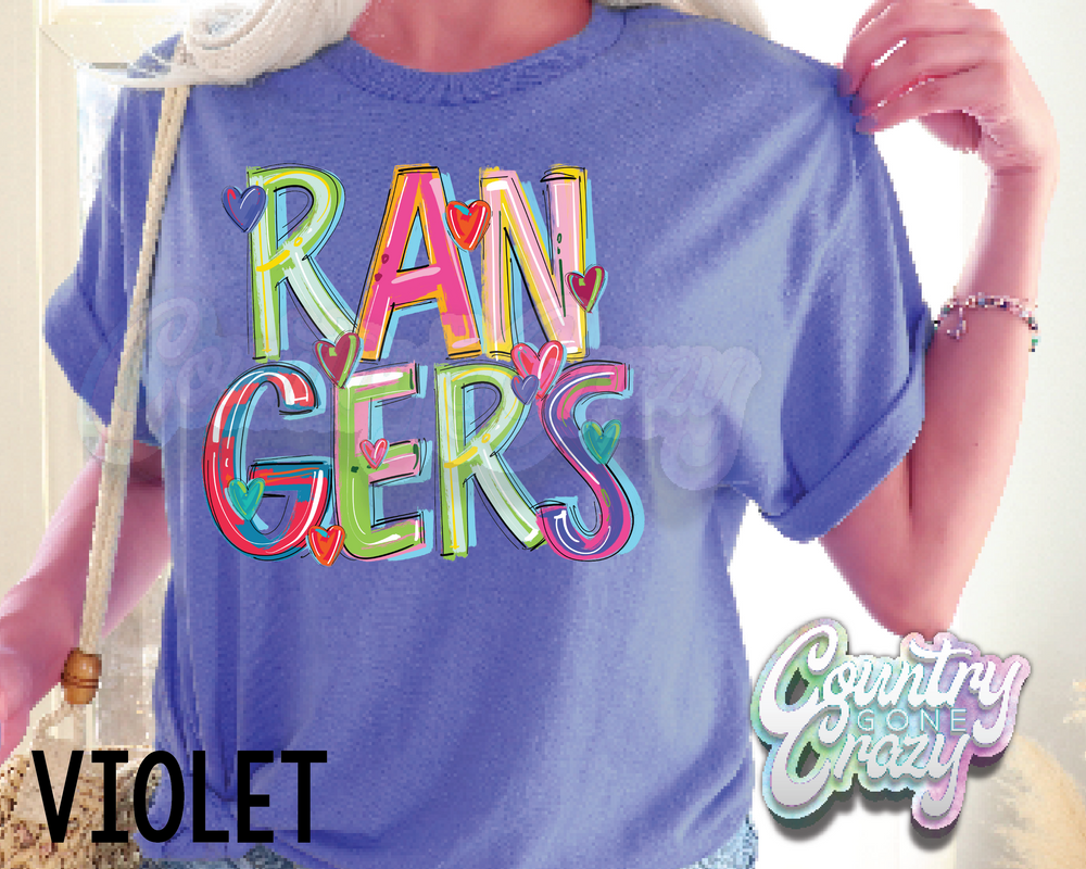 Rangers • Splash • T-Shirt-Country Gone Crazy-Country Gone Crazy