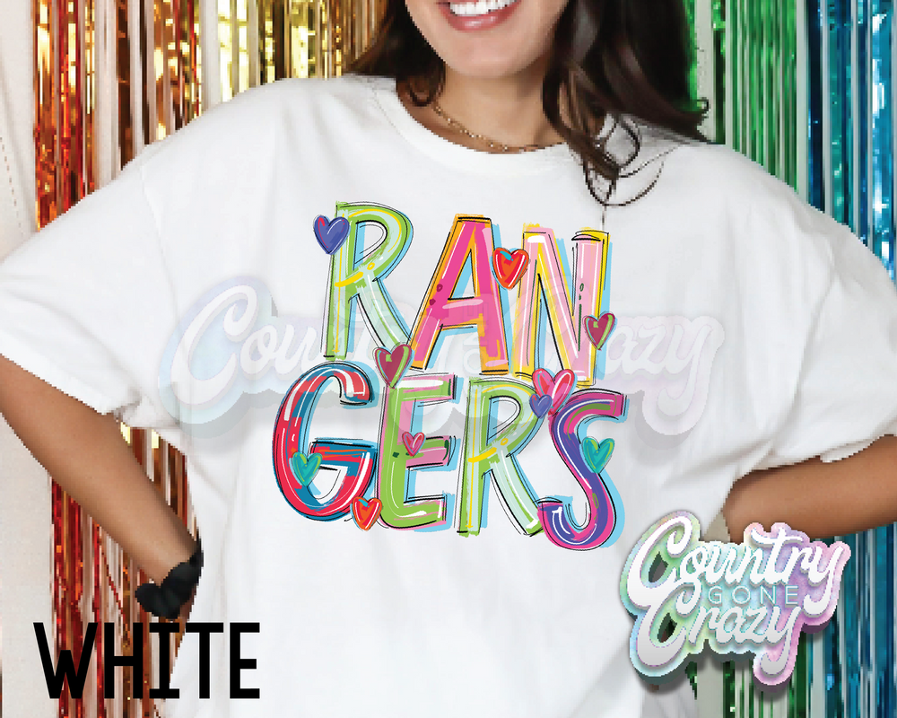 Rangers • Splash • T-Shirt-Country Gone Crazy-Country Gone Crazy