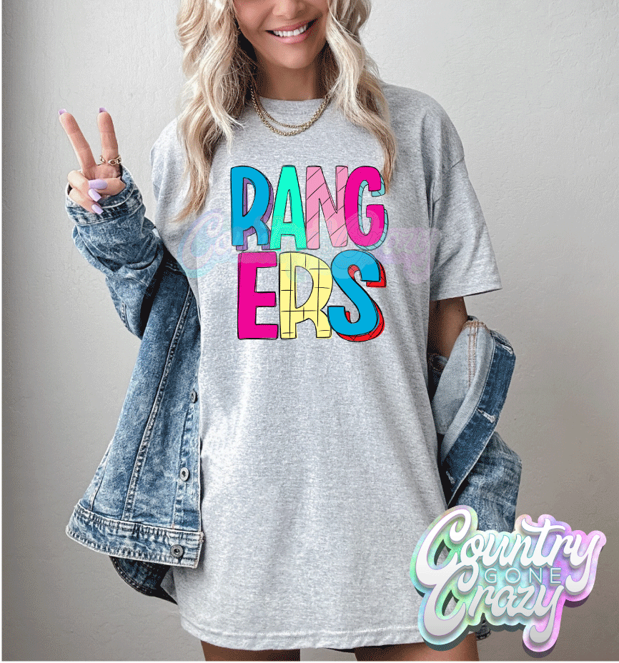 Rangers // Stripey // T-Shirt-Country Gone Crazy-Country Gone Crazy