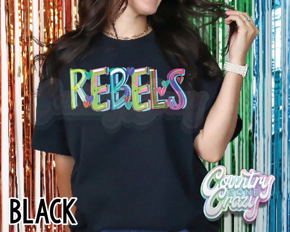 Rebels • Splash • T-Shirt-Country Gone Crazy-Country Gone Crazy