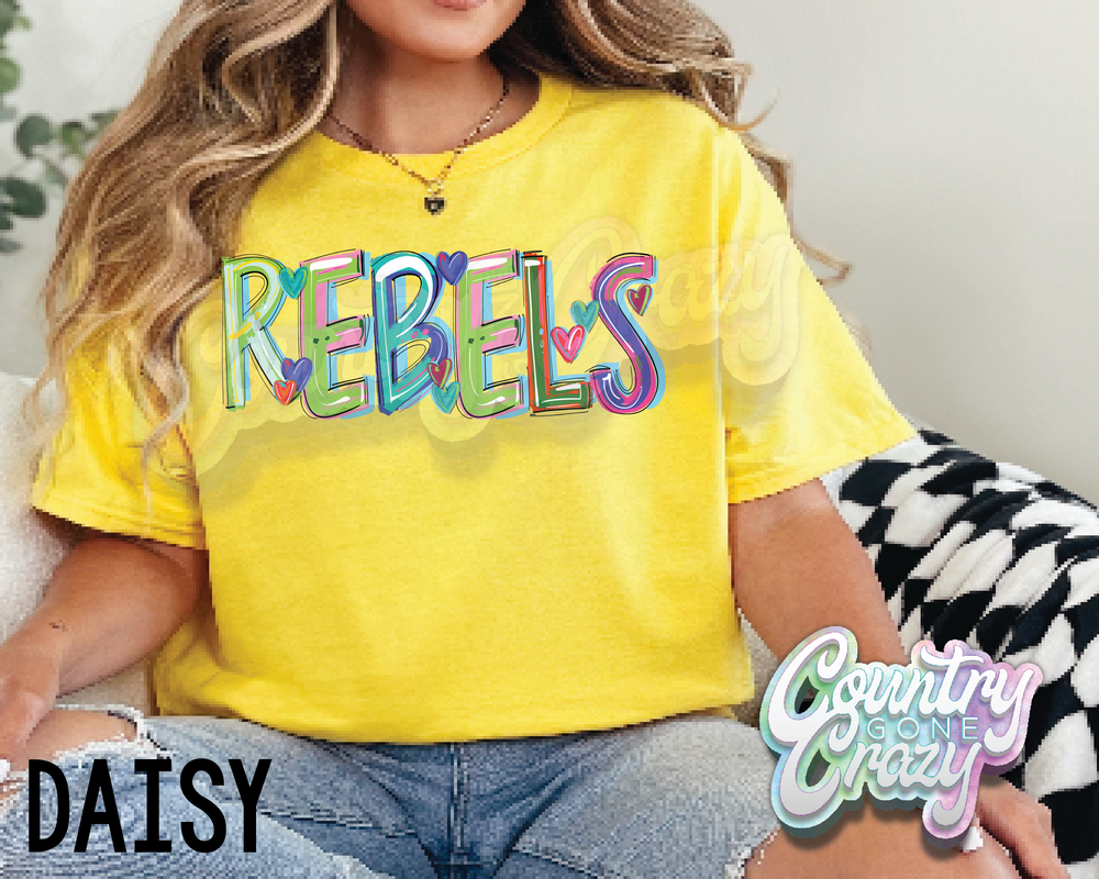 Rebels • Splash • T-Shirt-Country Gone Crazy-Country Gone Crazy