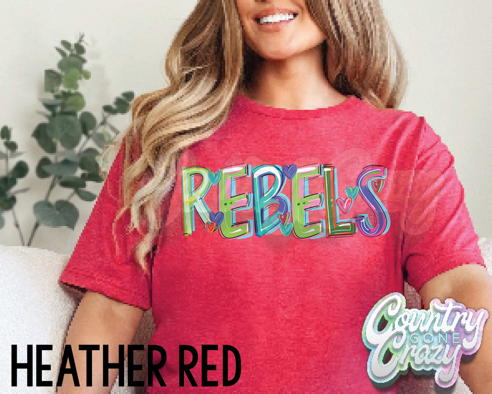 Rebels • Splash • T-Shirt-Country Gone Crazy-Country Gone Crazy