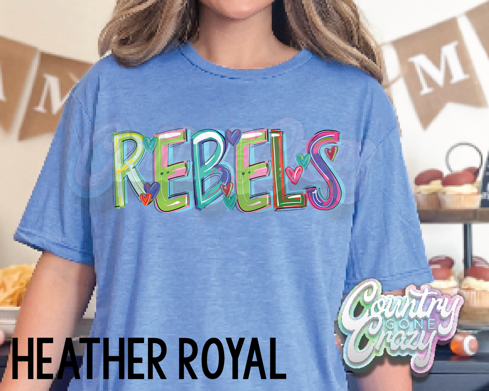 Rebels • Splash • T-Shirt-Country Gone Crazy-Country Gone Crazy