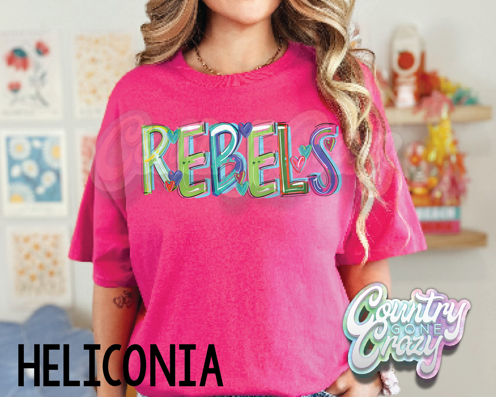 Rebels • Splash • T-Shirt-Country Gone Crazy-Country Gone Crazy