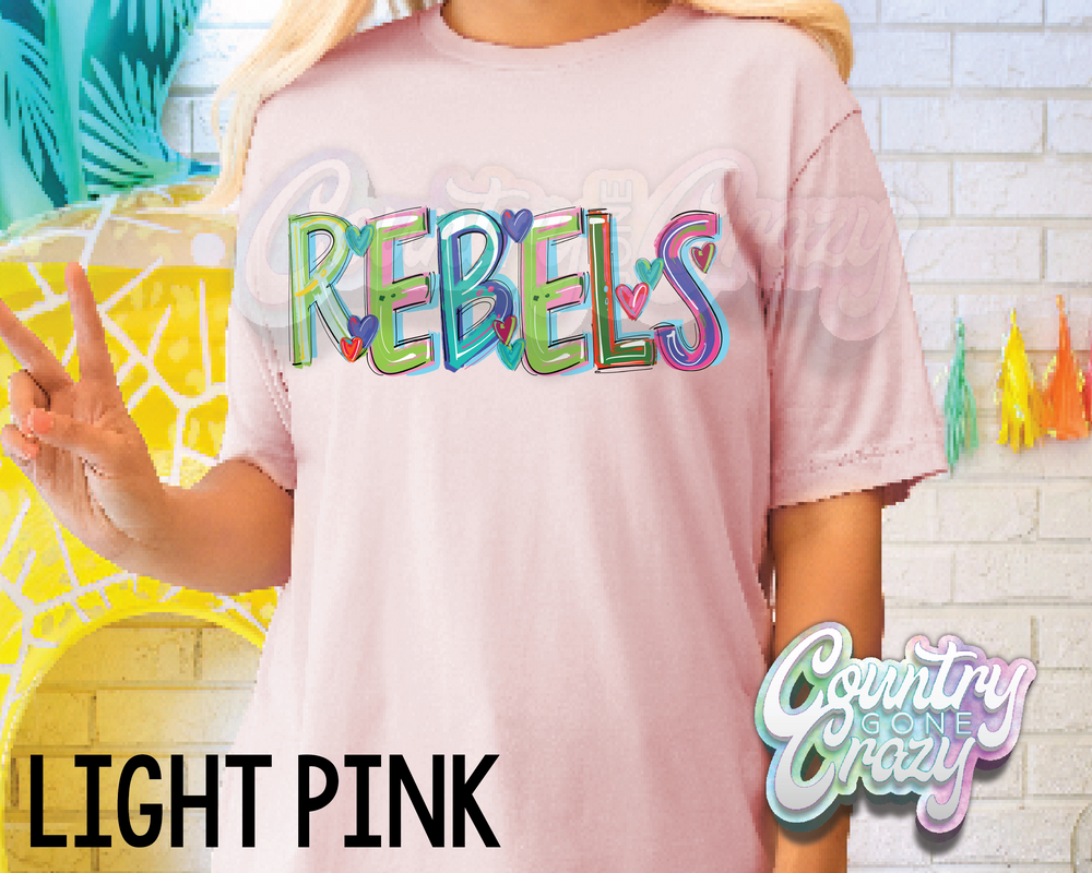 Rebels • Splash • T-Shirt-Country Gone Crazy-Country Gone Crazy