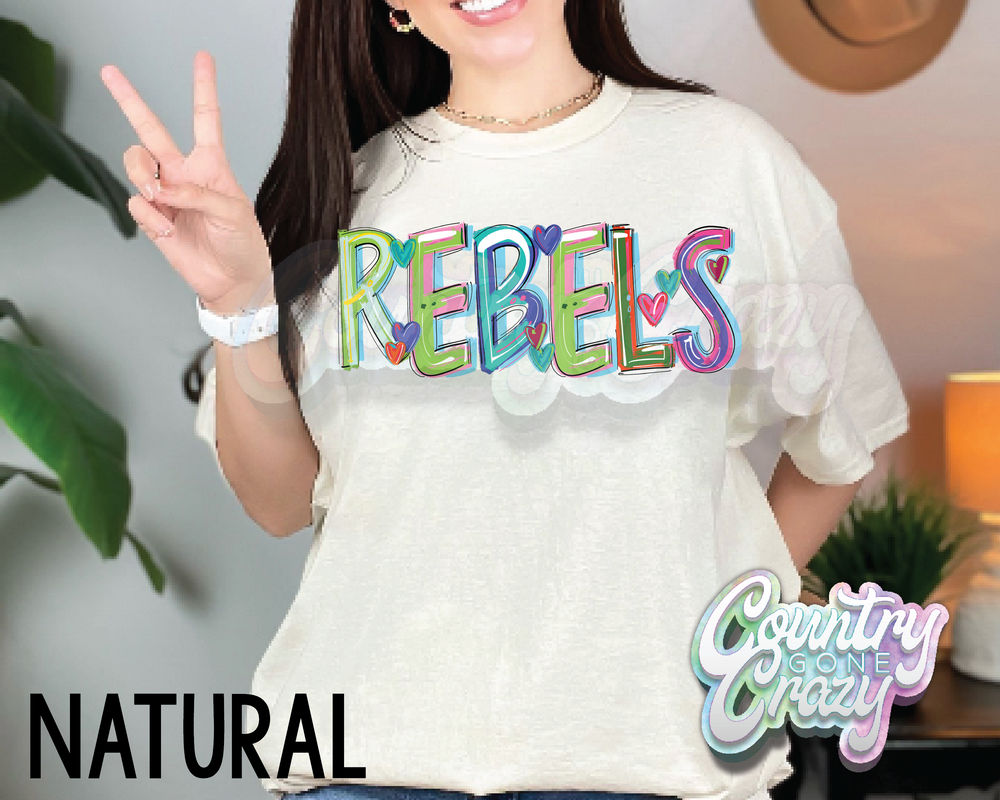 Rebels • Splash • T-Shirt-Country Gone Crazy-Country Gone Crazy