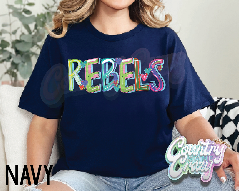 Rebels • Splash • T-Shirt-Country Gone Crazy-Country Gone Crazy