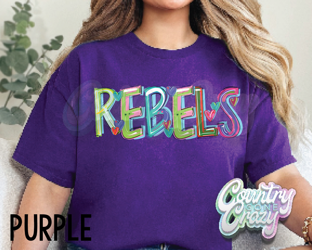 Rebels • Splash • T-Shirt-Country Gone Crazy-Country Gone Crazy