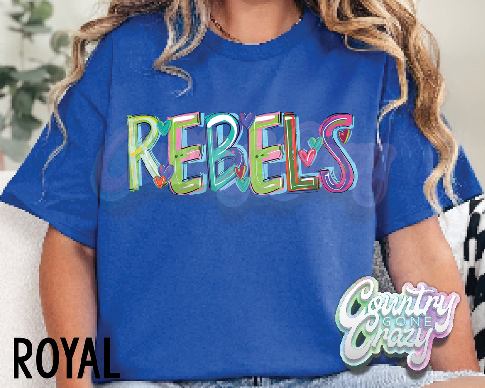 Rebels • Splash • T-Shirt-Country Gone Crazy-Country Gone Crazy