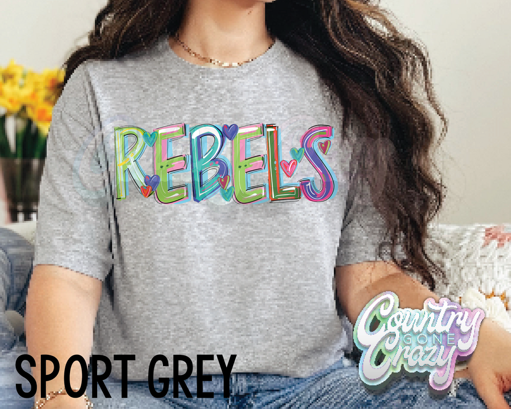 Rebels • Splash • T-Shirt-Country Gone Crazy-Country Gone Crazy