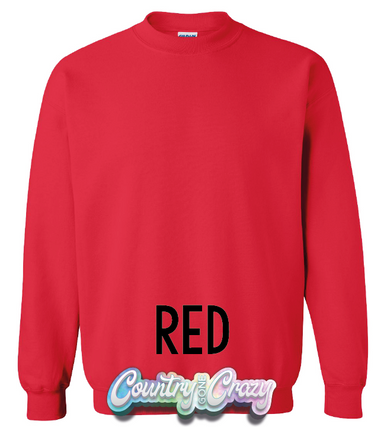 Toddler Sweatshirt - Red-Gildan-Country Gone Crazy