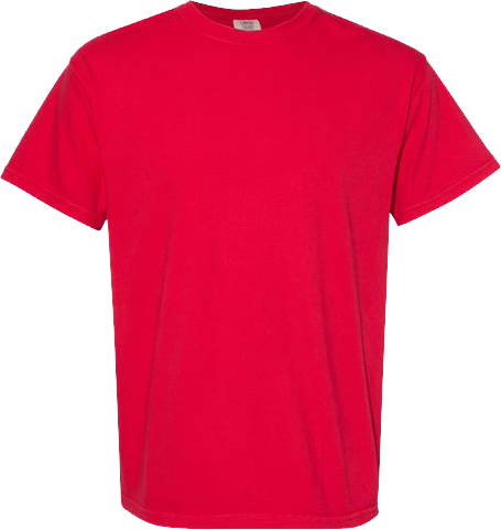 Red - Comfort Colors - Short Sleeve Crew Neck T-Shirt-Comfort Colors-Country Gone Crazy