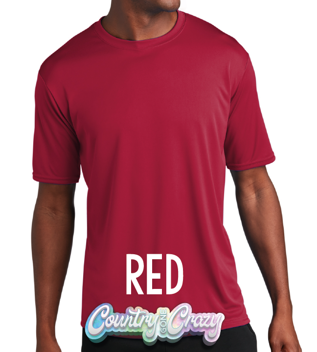 Adult Dri Fit - Red-Port & Company-Country Gone Crazy