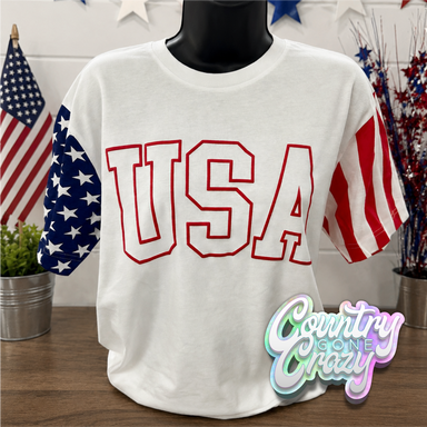 4th OF JULY STARS & STRIPES SHIRT-Country Gone Crazy-Country Gone Crazy