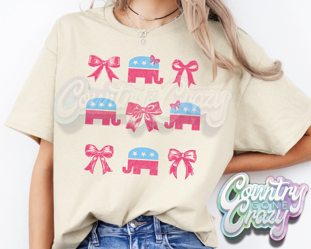 Republican Coquette - T-Shirt-Country Gone Crazy-Country Gone Crazy
