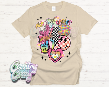 EAGLES // RETRO COLLAGE // T-Shirt-Country Gone Crazy-Country Gone Crazy