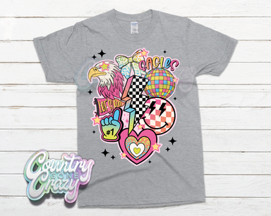 EAGLES // RETRO COLLAGE // T-Shirt-Country Gone Crazy-Country Gone Crazy