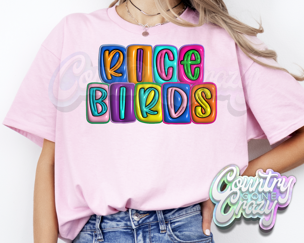 Ricebirds •• Bubble •• T-Shirt-Country Gone Crazy-Country Gone Crazy