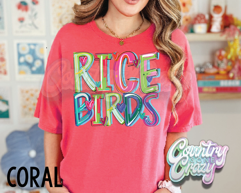 Ricebirds • Splash • T-Shirt-Country Gone Crazy-Country Gone Crazy