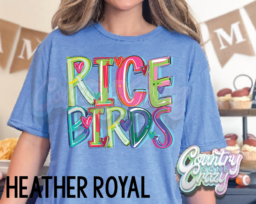 Ricebirds • Splash • T-Shirt-Country Gone Crazy-Country Gone Crazy