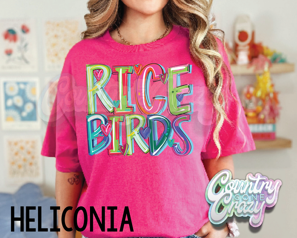 Ricebirds • Splash • T-Shirt-Country Gone Crazy-Country Gone Crazy