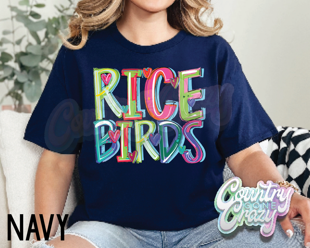 Ricebirds • Splash • T-Shirt-Country Gone Crazy-Country Gone Crazy