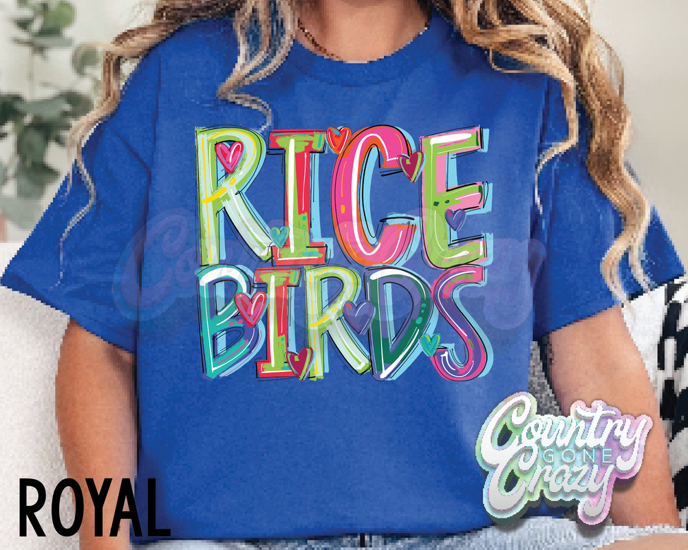 Ricebirds • Splash • T-Shirt-Country Gone Crazy-Country Gone Crazy