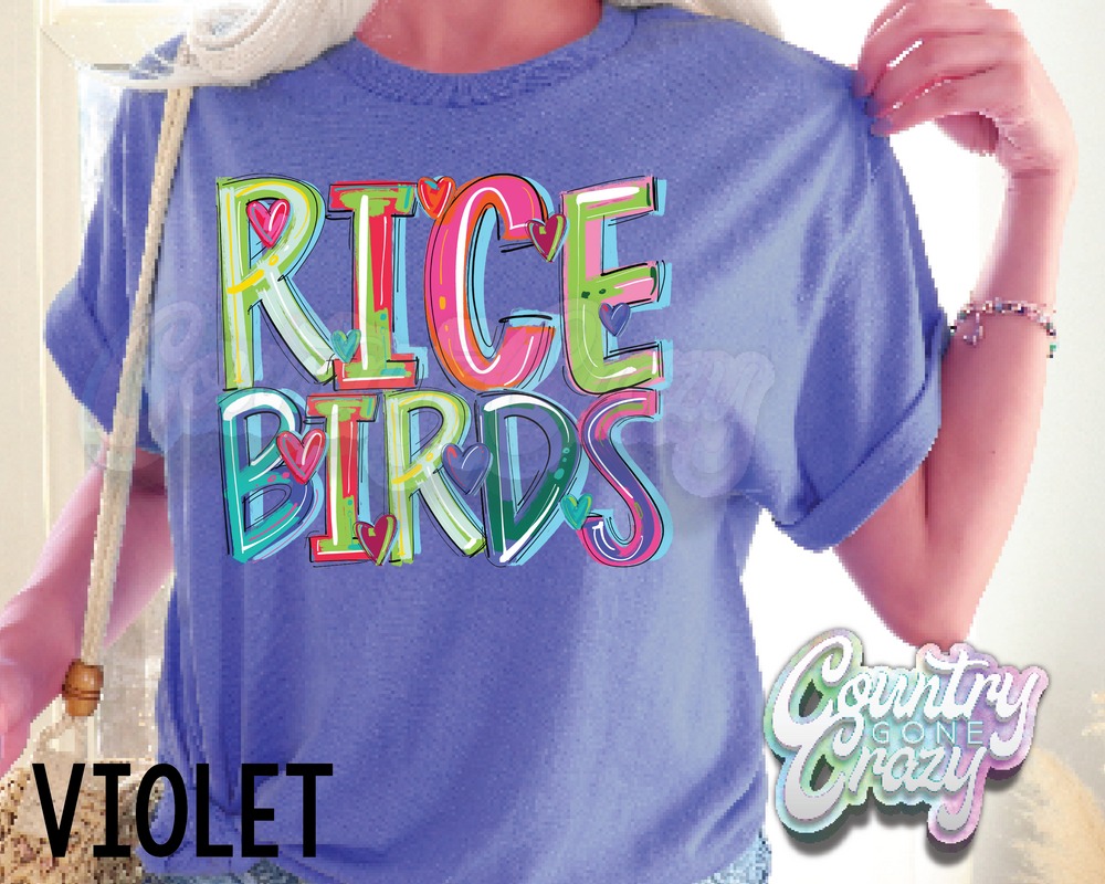 Ricebirds • Splash • T-Shirt-Country Gone Crazy-Country Gone Crazy