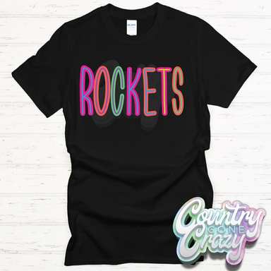 Rockets Bright T-Shirt-Country Gone Crazy-Country Gone Crazy