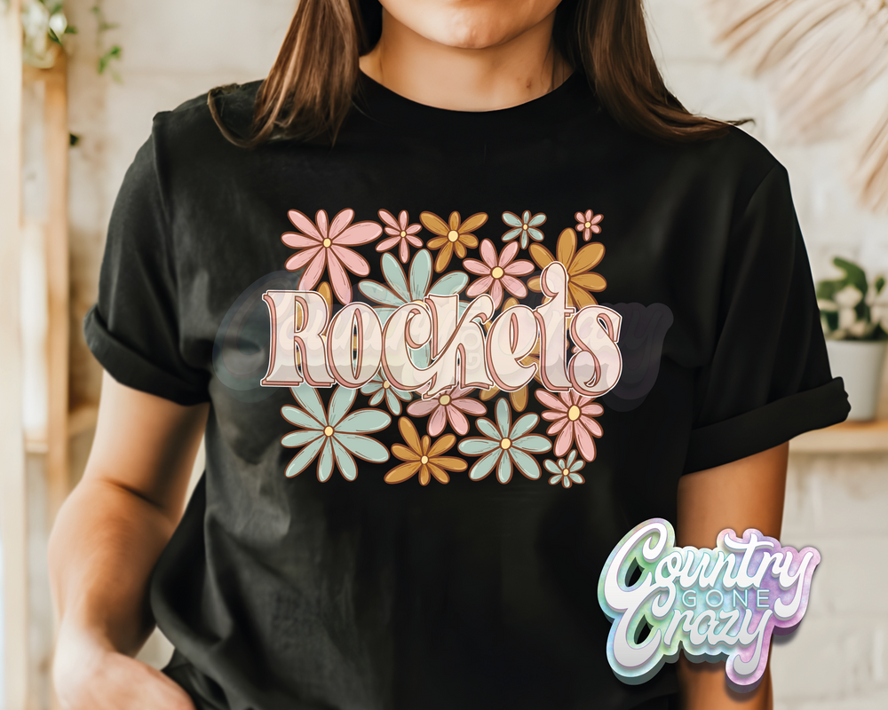 Rockets • Blooming Boho • T-Shirt-Country Gone Crazy-Country Gone Crazy