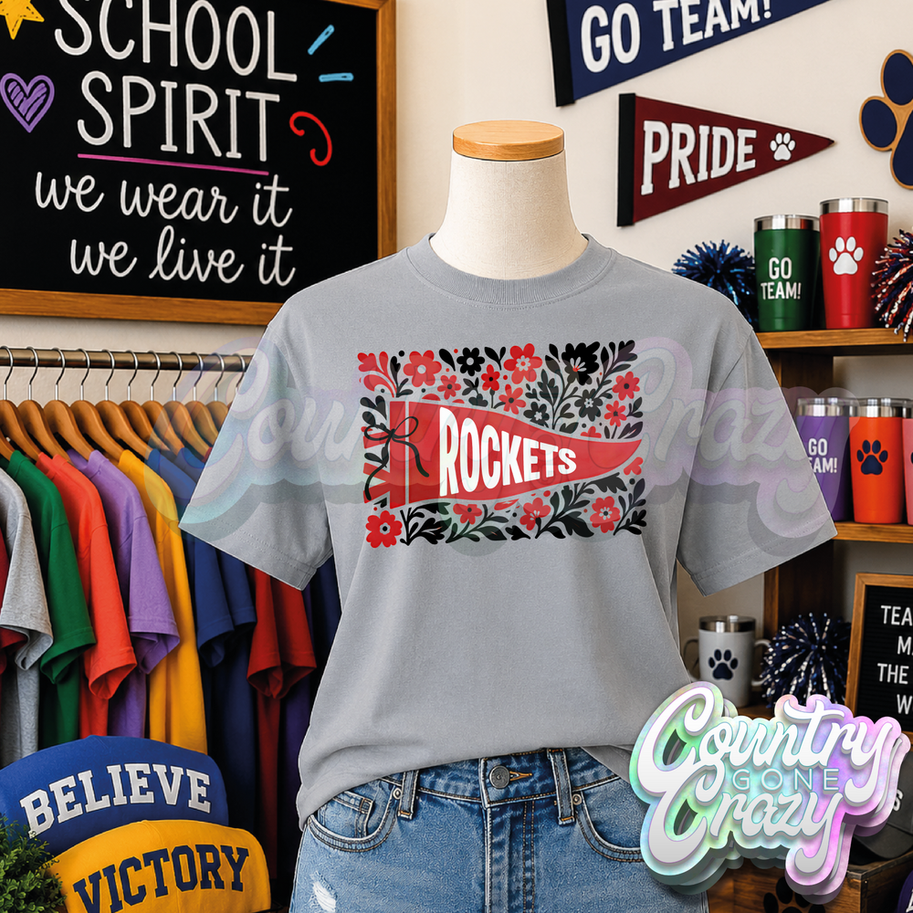 ROCKETS - FLORAL PENNANT