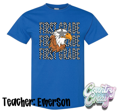 TEACHER: EMERSON // ESS FIRST GRADE CLASS SHIRT-Country Gone Crazy-Country Gone Crazy