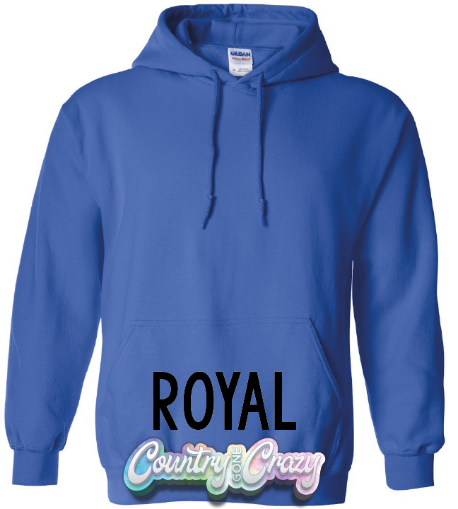 Youth Hoodie - Royal-Gildan-Country Gone Crazy