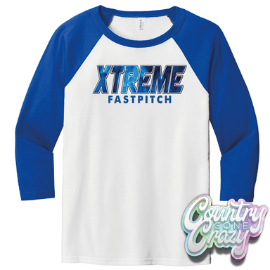 Xtreme Fastpitch Raglan-Country Gone Crazy-Country Gone Crazy