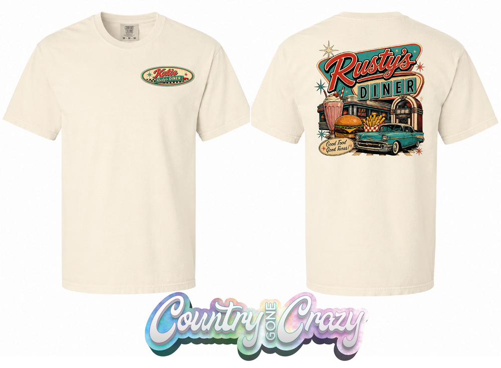 RUSTY'S DINER // COMFORT COLORS