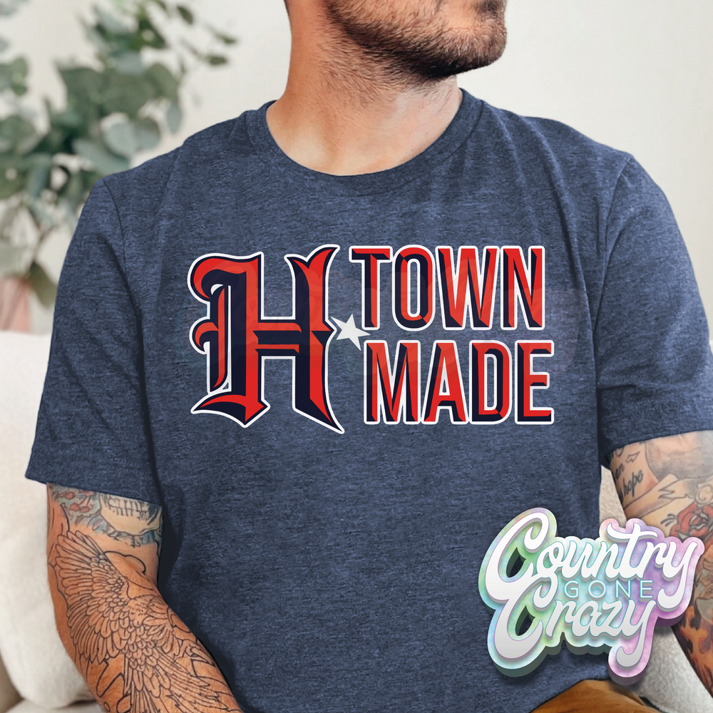 FLASH SALE - $8 BELLA CANVAS HEATHER NAVY-Country Gone Crazy-Country Gone Crazy
