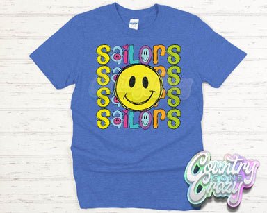 Sailors Smiley T-Shirt-Country Gone Crazy-Country Gone Crazy