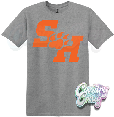 SAM HOUSTON - SPORTS GREY T-SHIRT-Country Gone Crazy-Country Gone Crazy